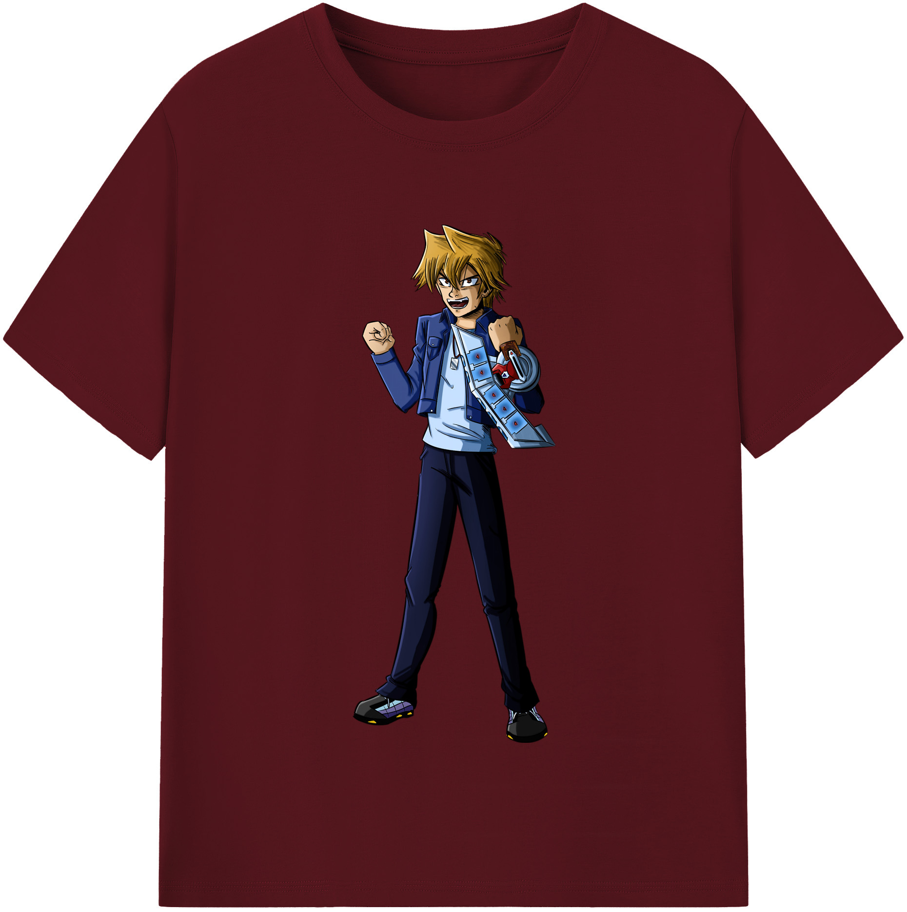 （画像用） 遊☆戯☆王 Yu-Gi-Oh! 綿100％半袖Tシャツ（フロントプリント）